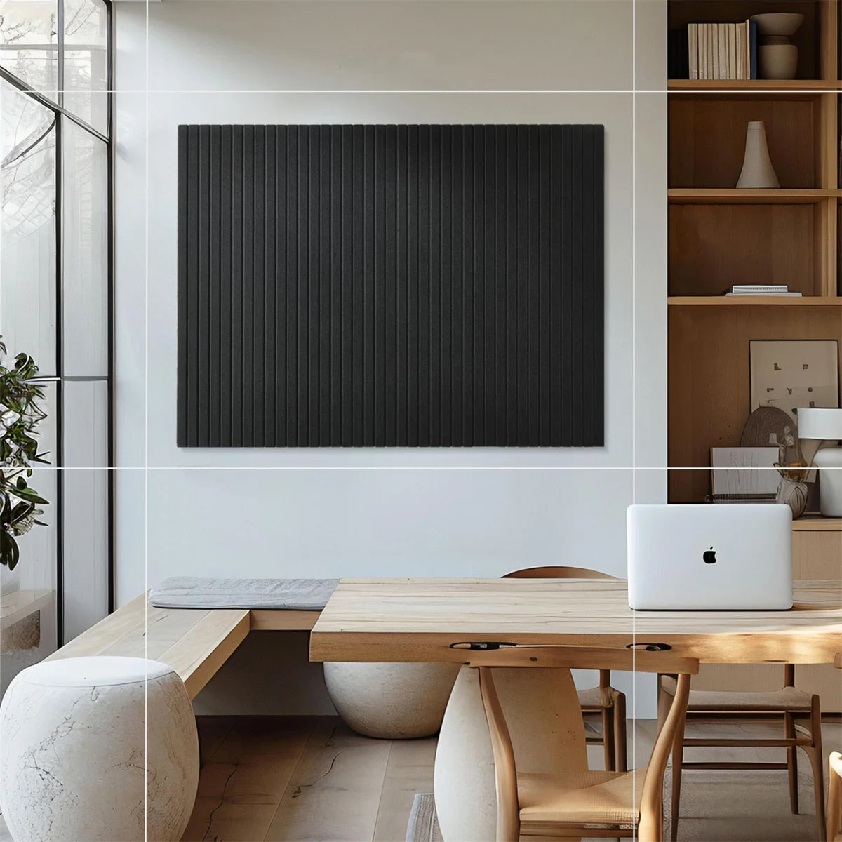 Large Black Felt Cork Board