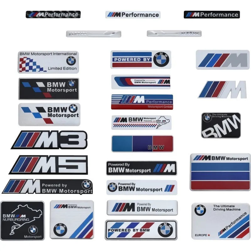 BMW M Series Decal Stickers