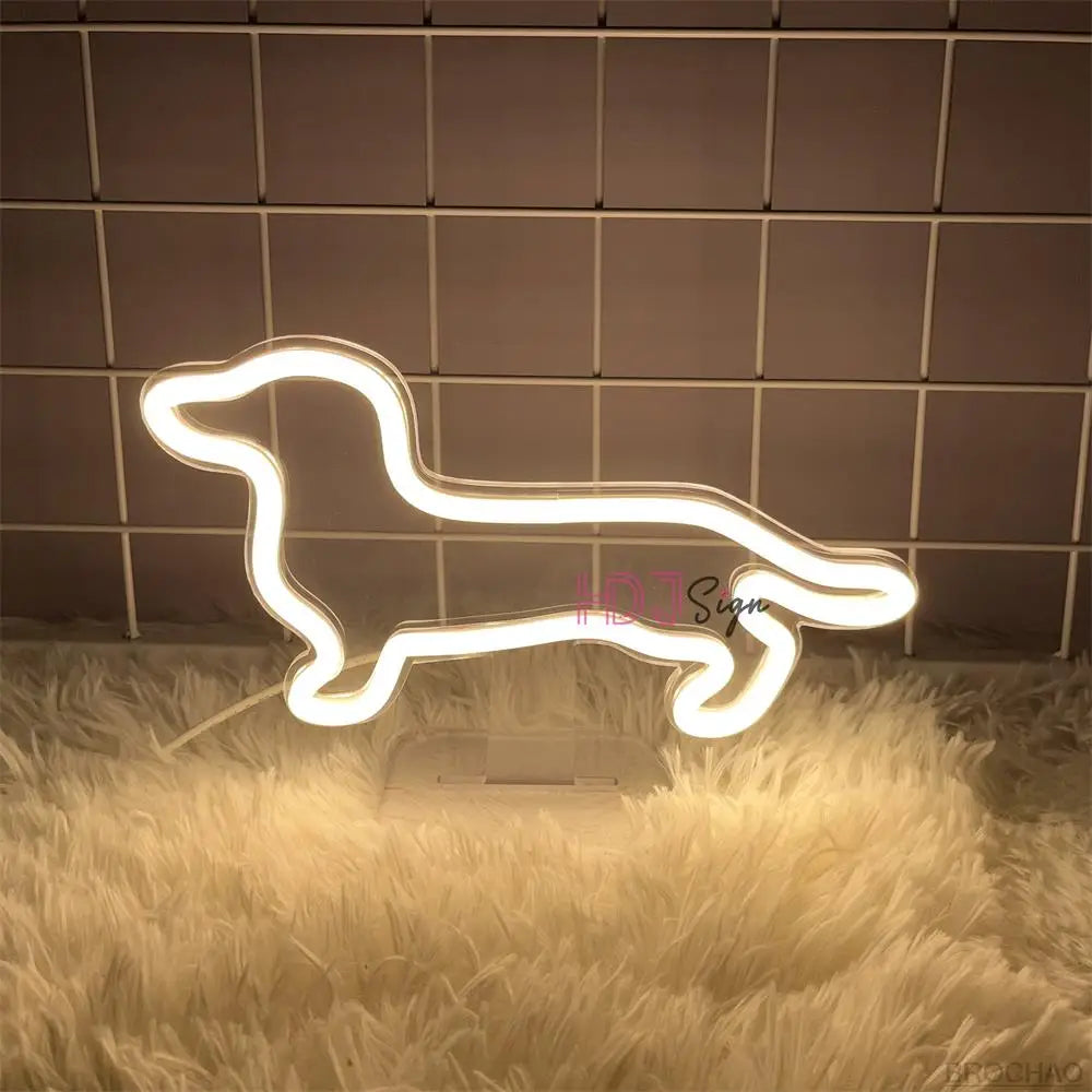 Dog LED Neon Light